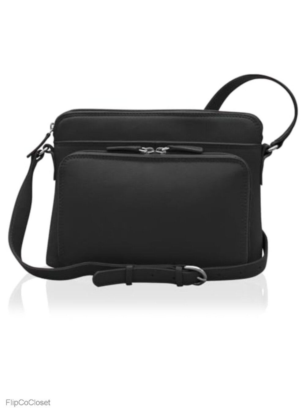 Genuine Leather RFID Blocking Crossbody Shoulder Bag Organizer